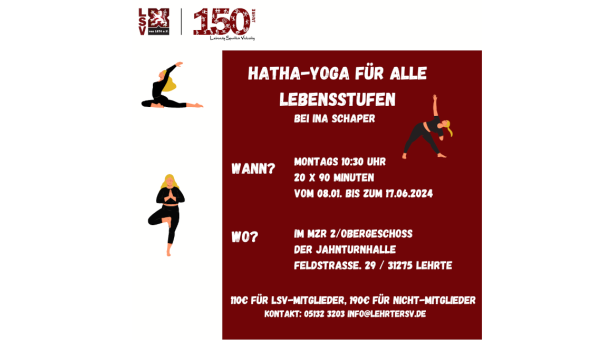 Hatha-Yoga für alle Lebensstufen